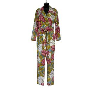 BEAUTIFUL by Lawrence Zarian The JJ Regular Draped Belted Jumpsuit Pink Lotus 6